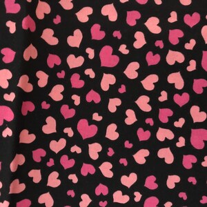 Loralle Designs, Pink Mini Hearts toss, Quilt Shop Cotton