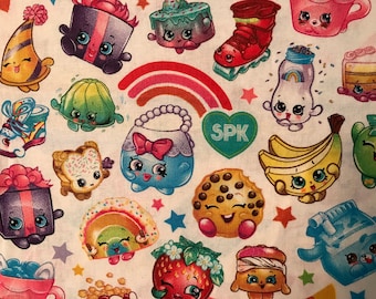 Springs Creative,Shopkins, SPK, rainbow, quilt shop Cotton