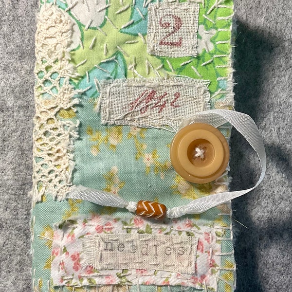 Slow Stitch  Needle Book