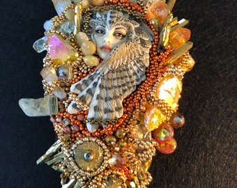 Golden Owl Woman