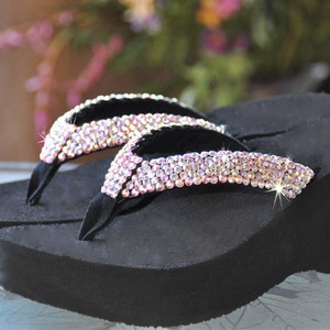 Swarovski Crystal Rhinestone Flip Flop Sandals for Your Wedding ...