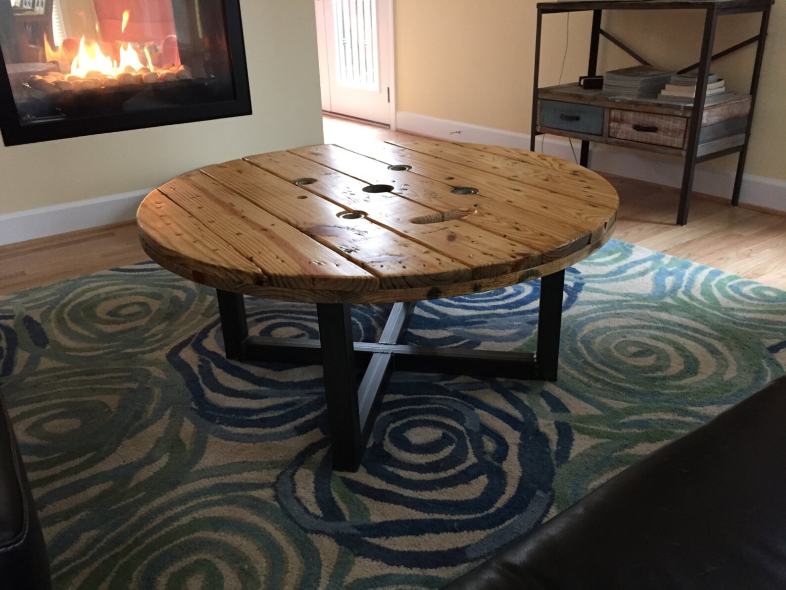 Table basse bobine industrielle urbaine câble bobine de Etsy