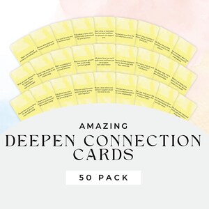Conexión profunda, inicio de conversación, parejas, profundizar la conexión, fortalecer la relación, citas, nueva relación, afirmación, conversación