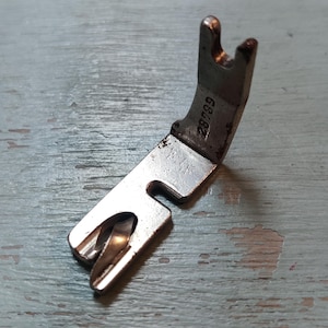 True Vintage Singer Simanco 28789 1/8&quot; Hemmer Feller Attachment for Low Shank Treadle Sewing Machine - From 1900-ish Puzzle Box