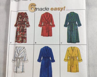 Patron De Couture Vintage Années 70 Pour Robe De Chambre Femme - Grande Taille