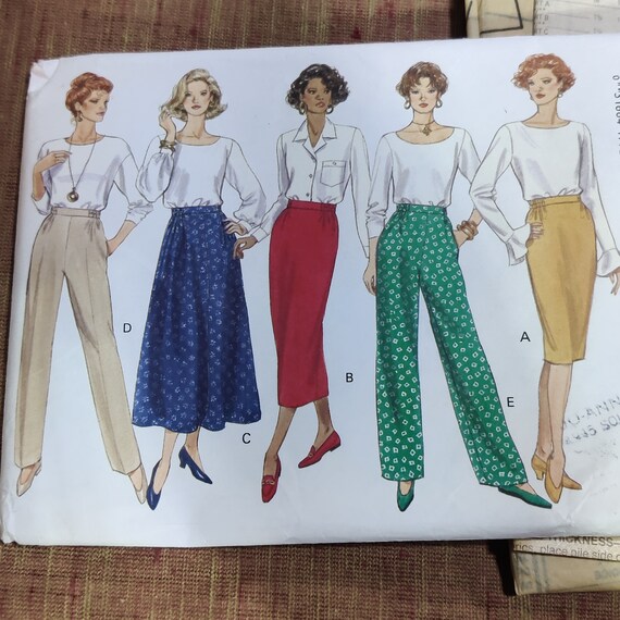 Butterick 3163 Pull on Skirt/pants in Variations (slim, Midi