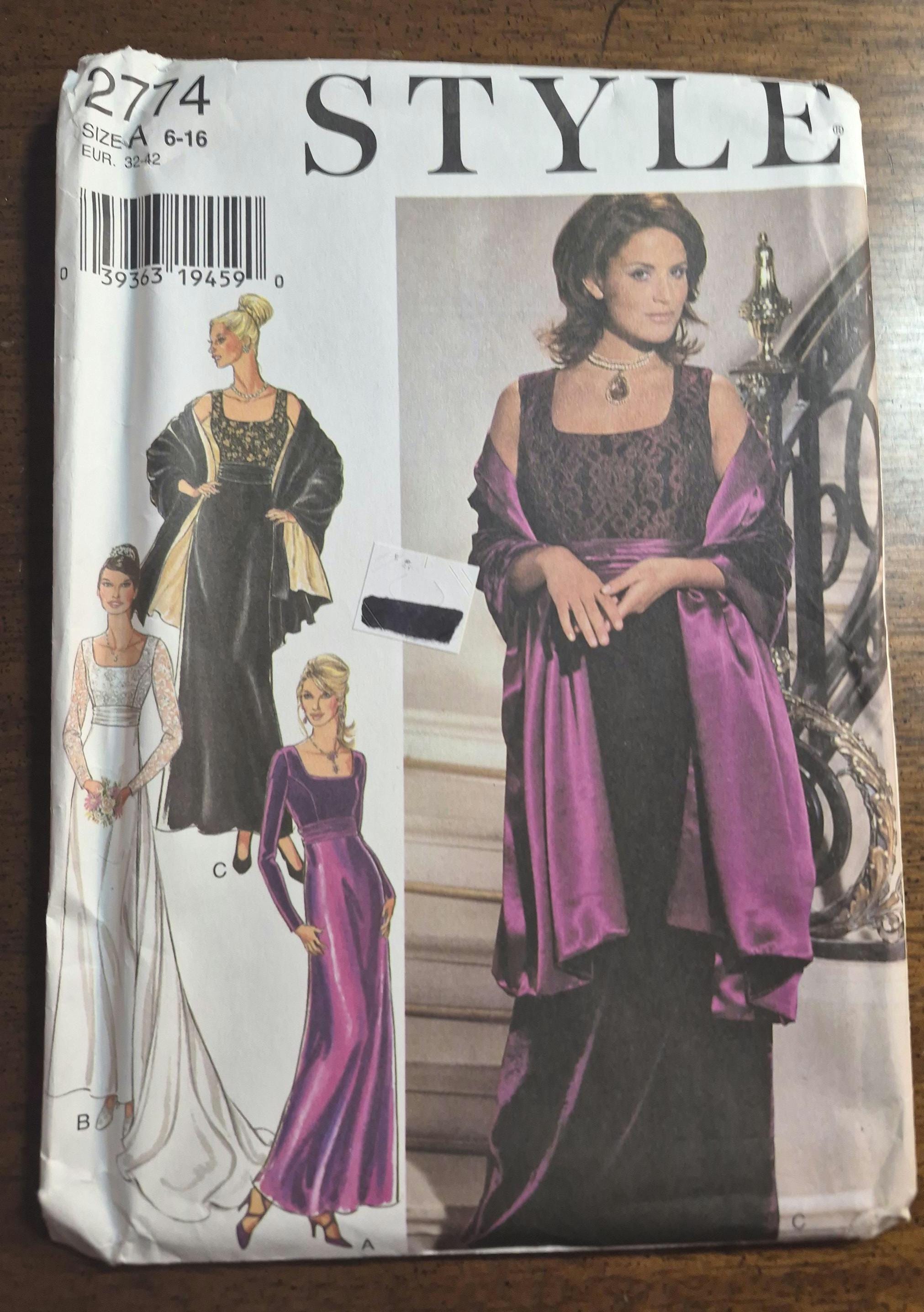 open lace back dress Amazon.com: 1990s Misses Fit and Flared Dress Simplicity 7733 Sewing Pattern  Full Figure Size 18-20