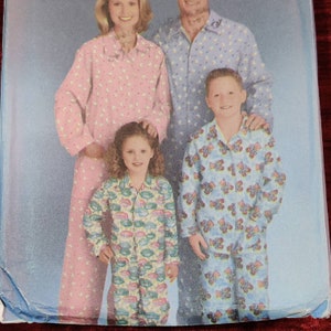 Simplicity 9964 Pigiama Abbigliamento da notte Pantaloni da notte Abbigliamento da casa Cartamodello di cucito moda 2000 Taglia A (XS Small Med Large XL) NON TAGLIATO