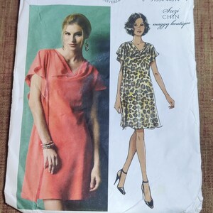 Butterick B5883 – Modernes Sommerkleid mit Volantärmeln von Designerin Suzi Chin – Schnittmuster für 10er-Packs, Größen 8, 10, 12, 14, 16 (ungeschnitten)