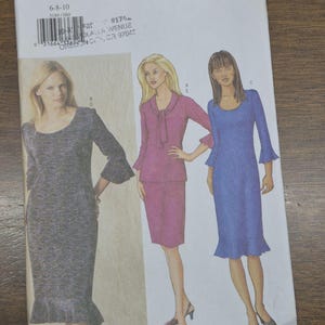 May include: A Butterick sewing pattern, model 3189, featuring illustrations of three different dress designs. The pattern includes sizes 6-8-10. The cover has the text "Butterick" and other details.