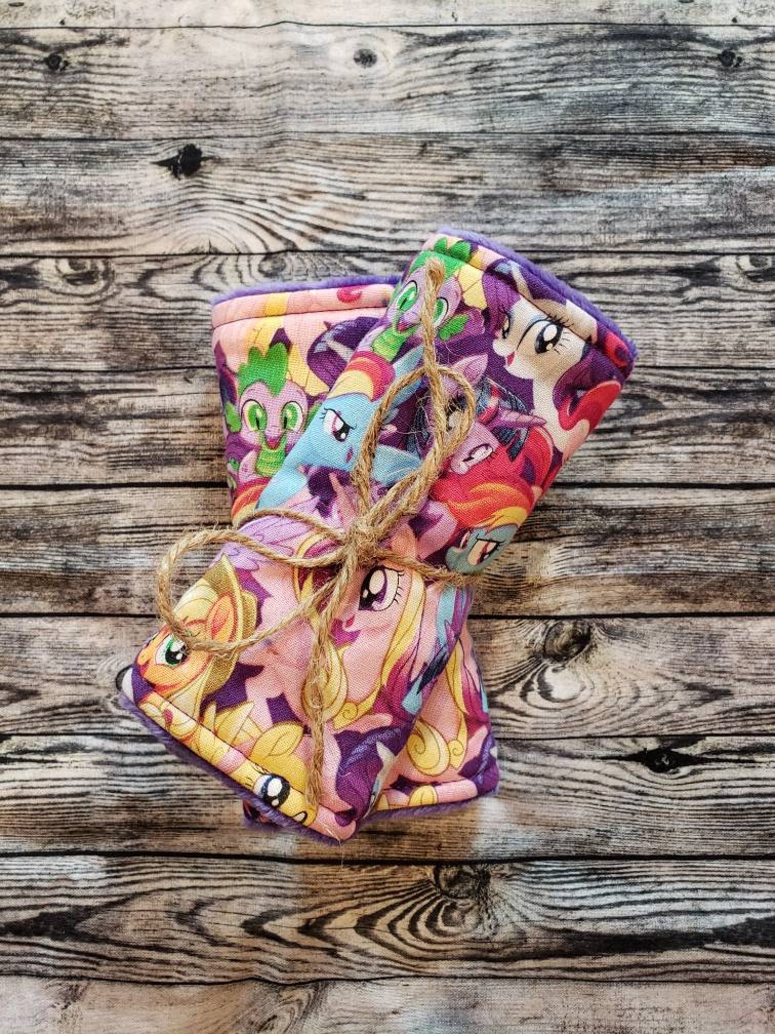 My Little Pony Car Seat Strap Covers Reversible Custom Made Etsy