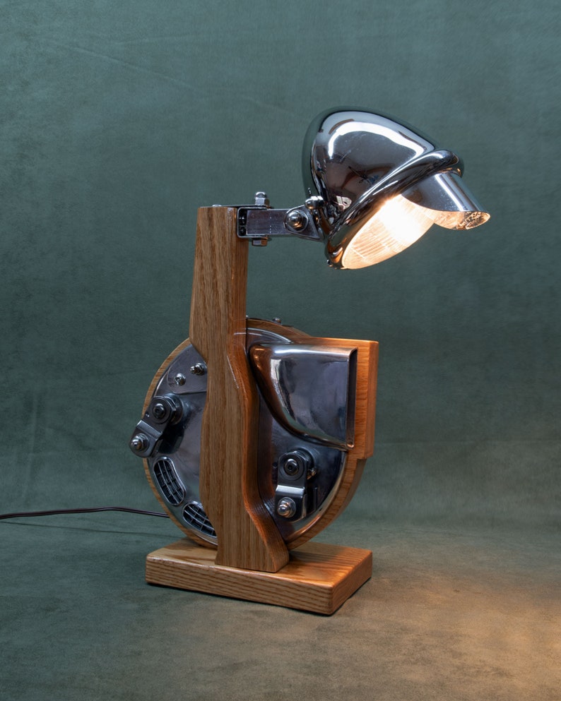 BSA Motorcycle Table Lamp Moto Lamp Etsy