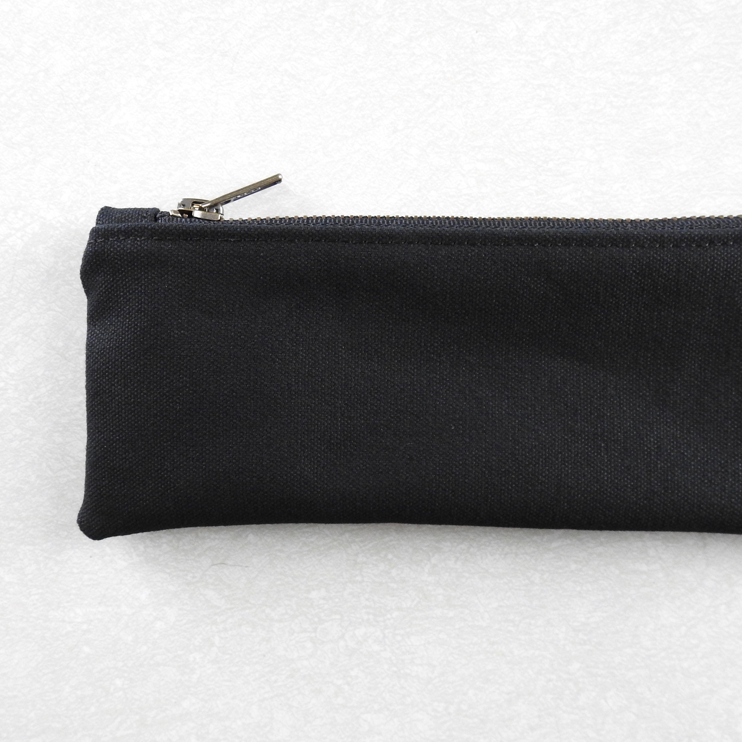Plain black pencil on sale case