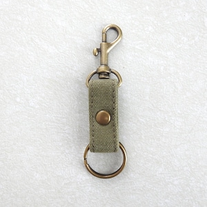 Recycled Military Canvas Key Fob image 2