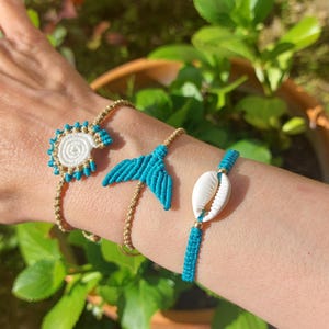Pulseras macramé