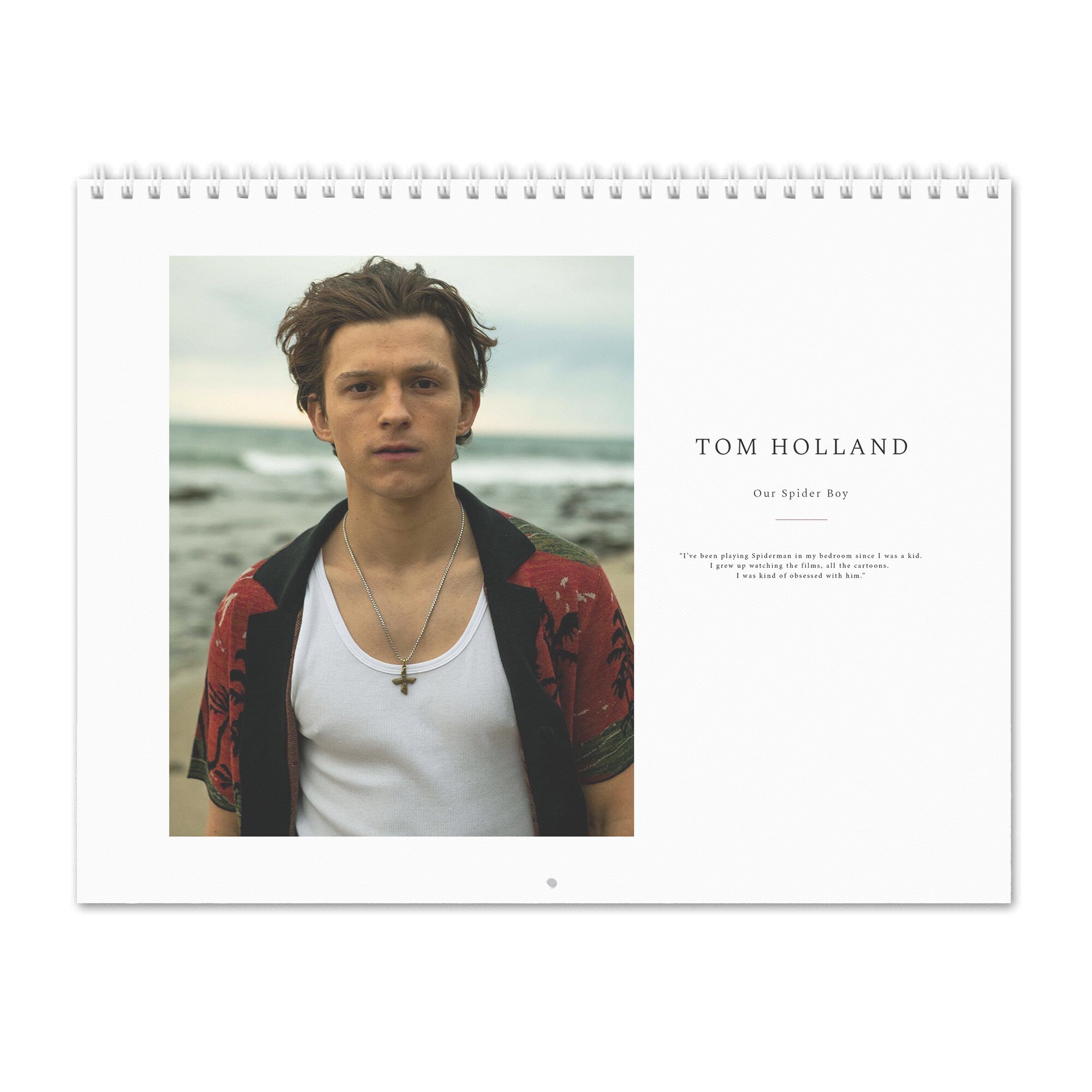 Tom Holland Vol.1 2022 Wall Calendar | Etsy