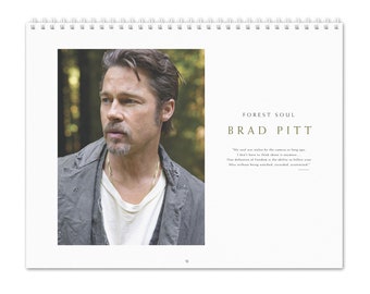 Brad Pitt Vol.1 - 2024 Wall Calendar