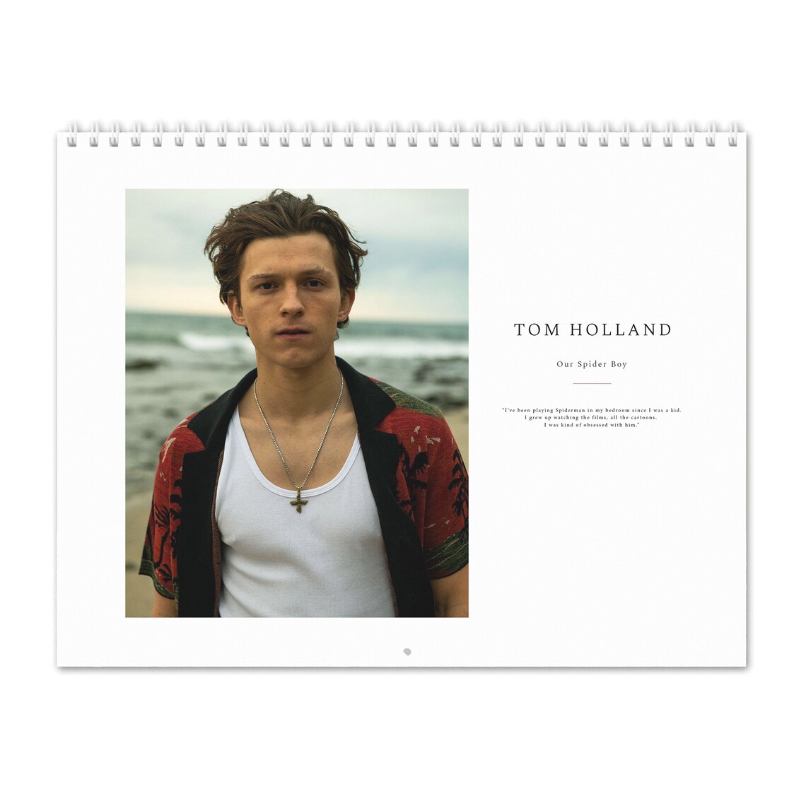 Tom Holland Vol.1 2023 Wall Calendar Etsy Australia