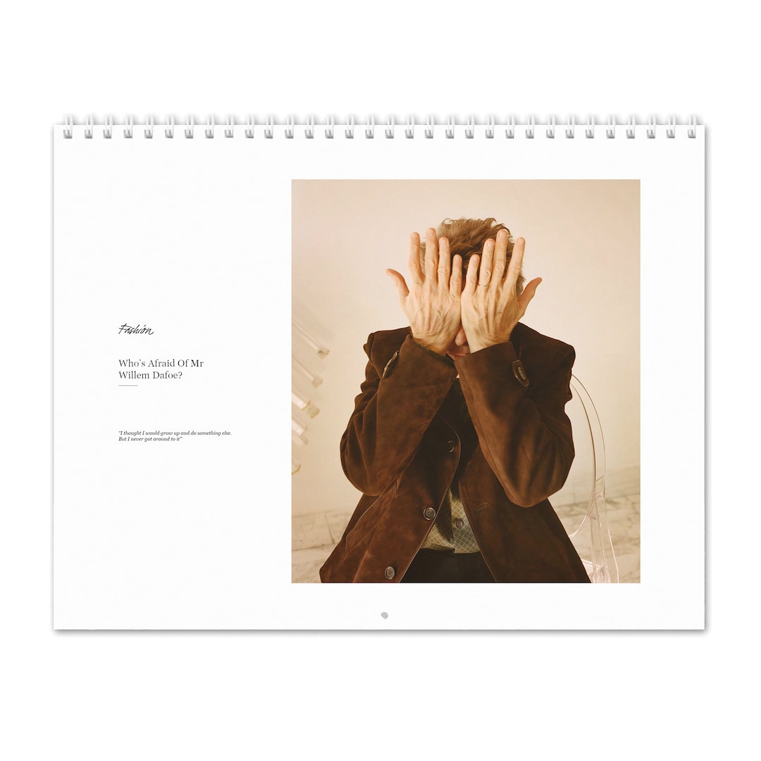 Willem Dafoe Vol.1 2025 Wall Calendar Etsy