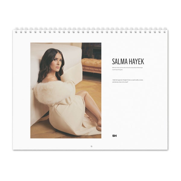 Salma Hayek Calendar Etsy