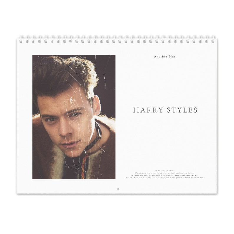Harry Styles Vol 1 2023 Wall Calendar Etsy Canada