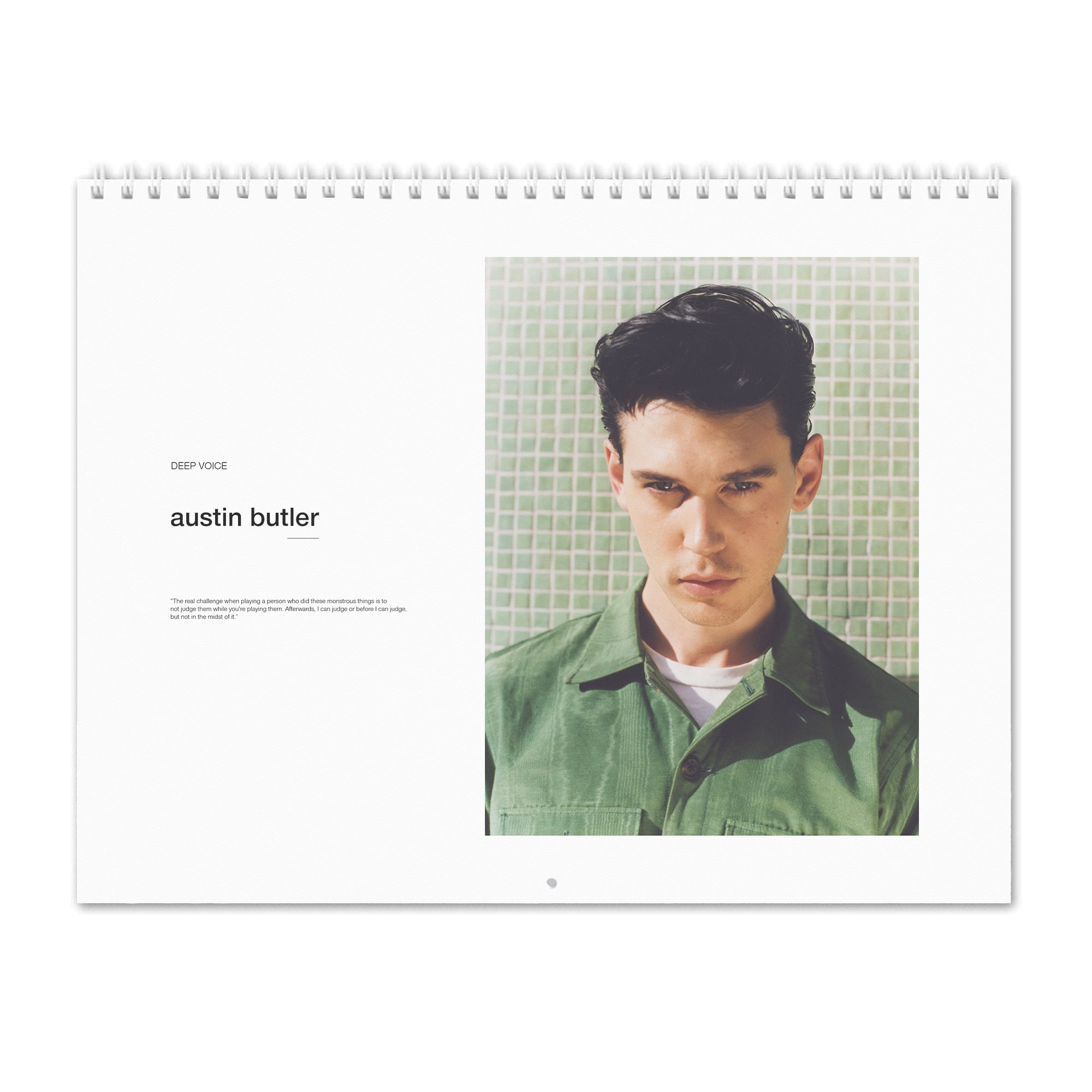 Austin Butler Vol.1 - 2024 Wall Calendar sold by Fireplace High-Rise | SKU  97815949 | Printerval