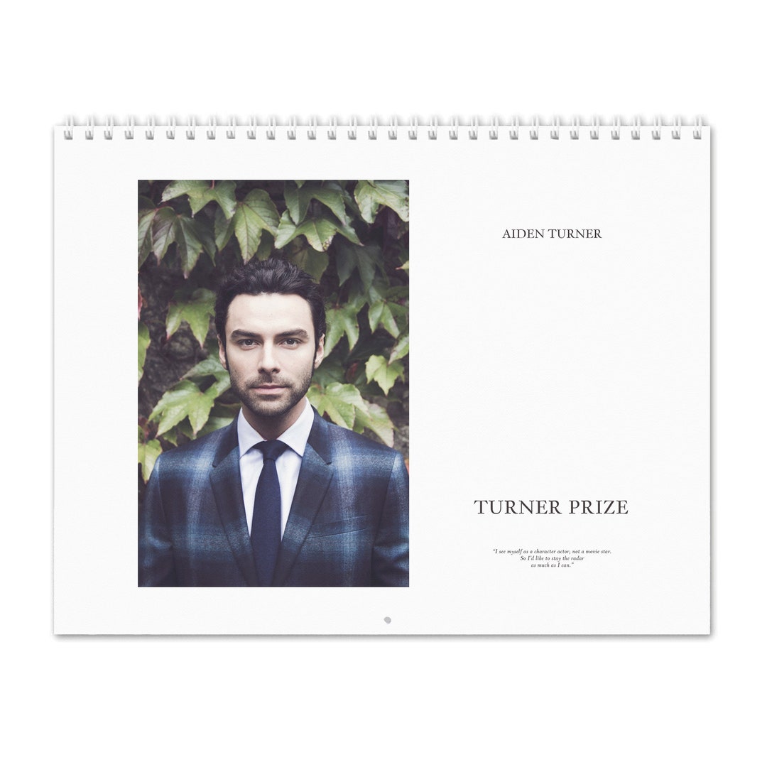 Aidan Turner Vol.1 2025 Wall Calendar Etsy