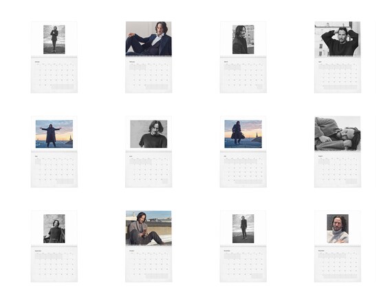 Keanu Reeves Vol.3 2023 Wall Calendar - Etsy Israel