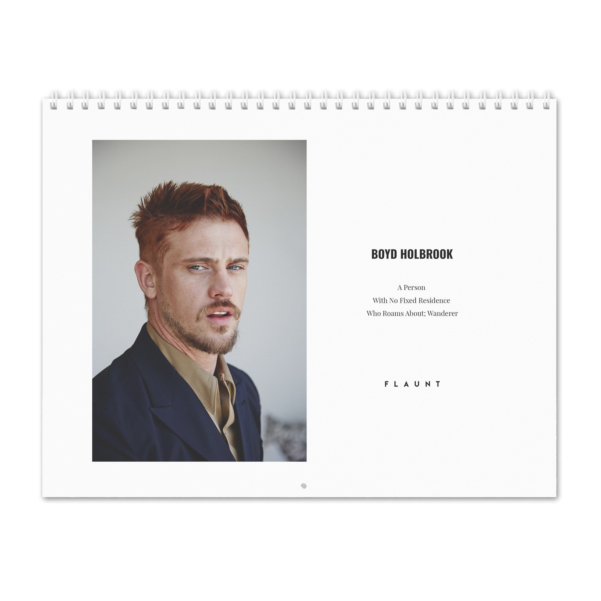 Boyd Holbrook Vol.1 2022 Wall Calendar | Etsy