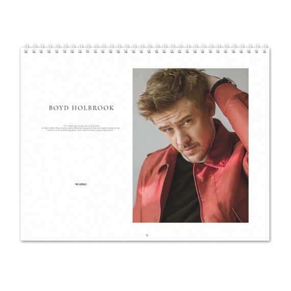 Boyd Holbrook Vol.2 2022 Wall Calendar | Etsy