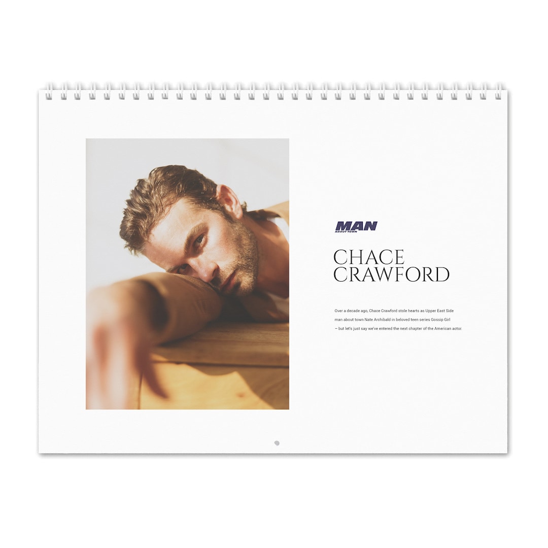 Chace Crawford Vol.1 2025 Wall Calendar Etsy