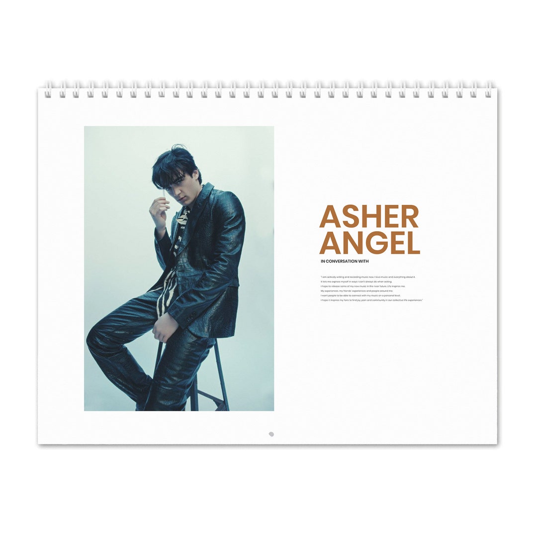 Asher Angel Vol.1 2024 Wall Calendar - Etsy