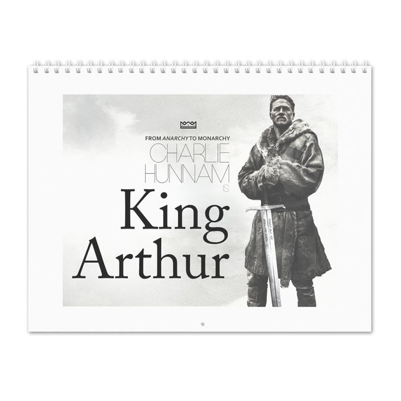 Charlie Hunnam King Arthur Special 2021 Wall Calendar Etsy 2021 charlie hunnam calendar