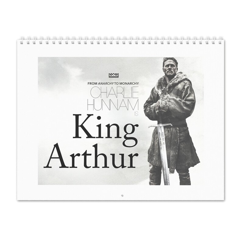Charlie Hunnam King Arthur Special 2021 Wall Calendar Etsy