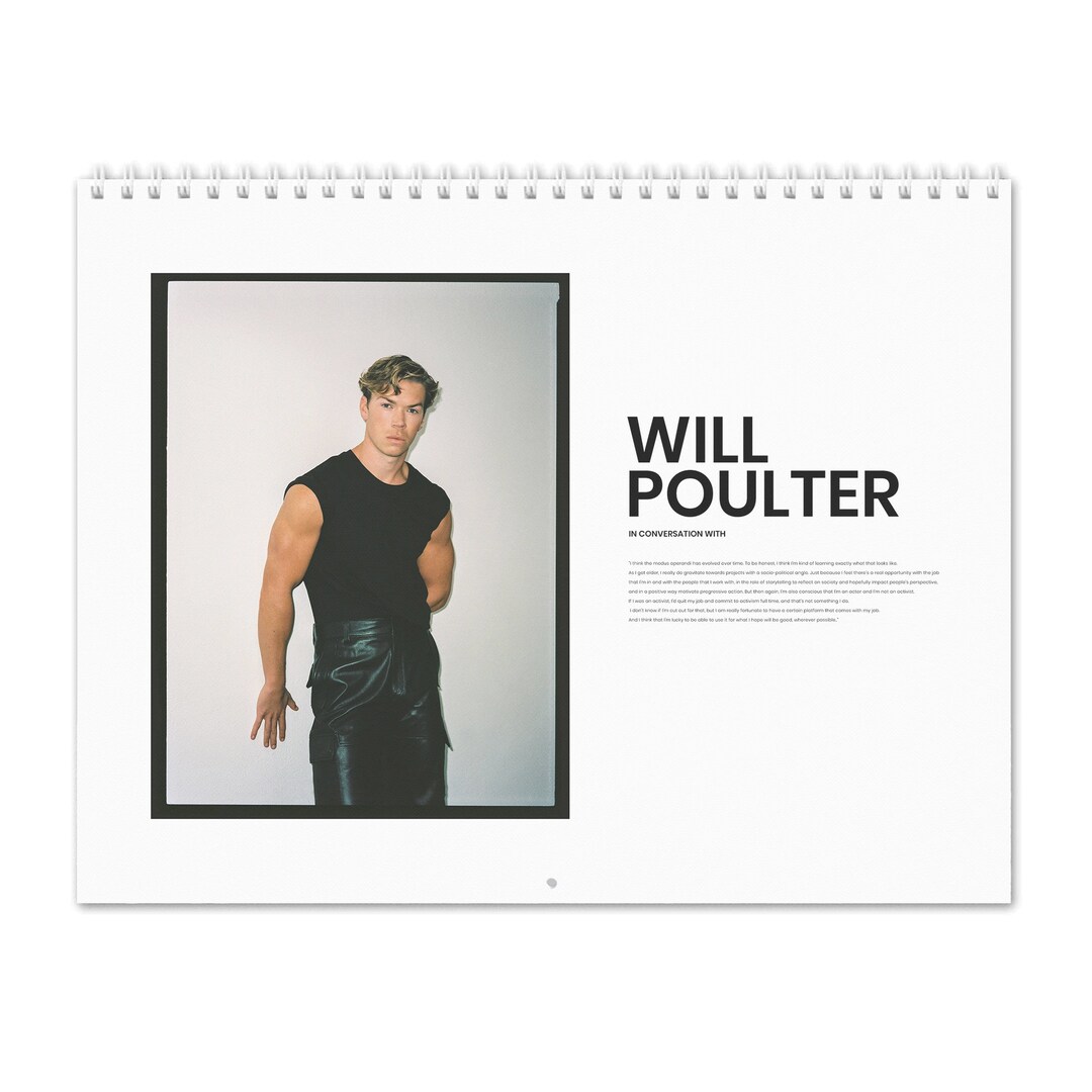 Will Poulter Vol.2 2025 Wall Calendar Etsy