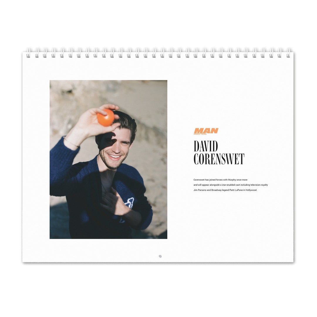David Corenswet Vol.1 2024 Wall Calendar Etsy