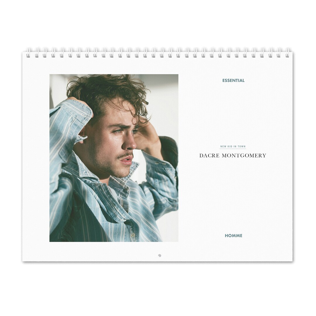 Dacre Montgomery Vol.1 2024 Wall Calendar Etsy