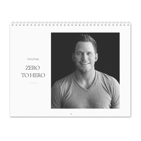 Chris Pratt Vol.1 2022 Wall Calendar | Etsy