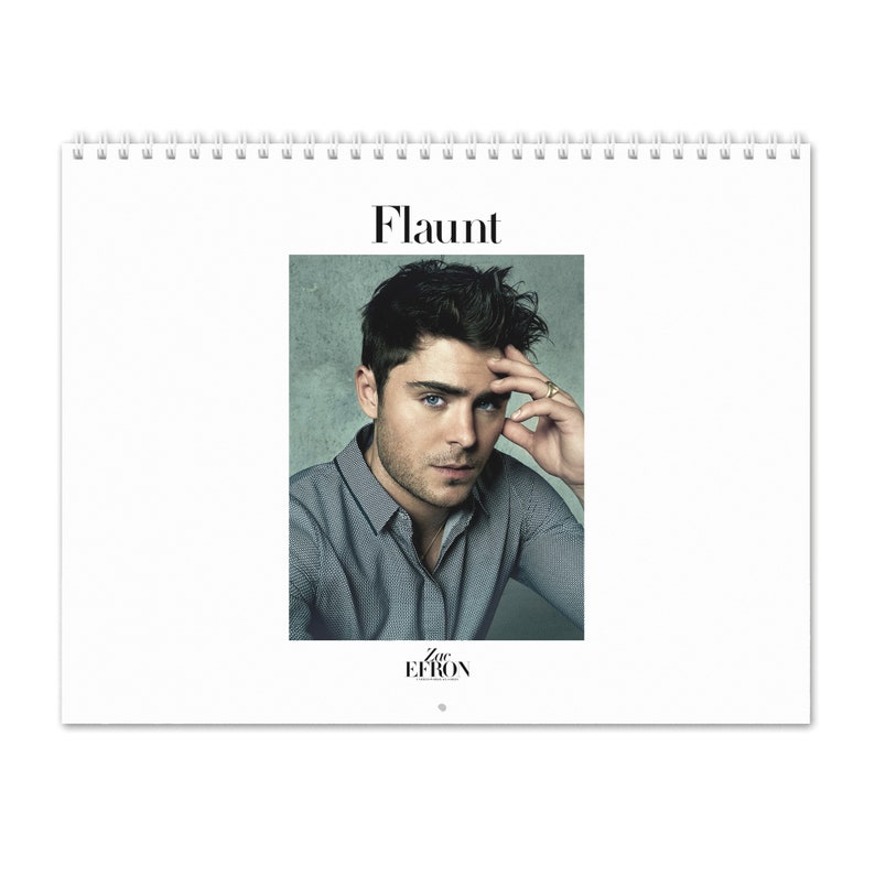 Zac Efron Vol.1 2024 Wall Calendar Etsy