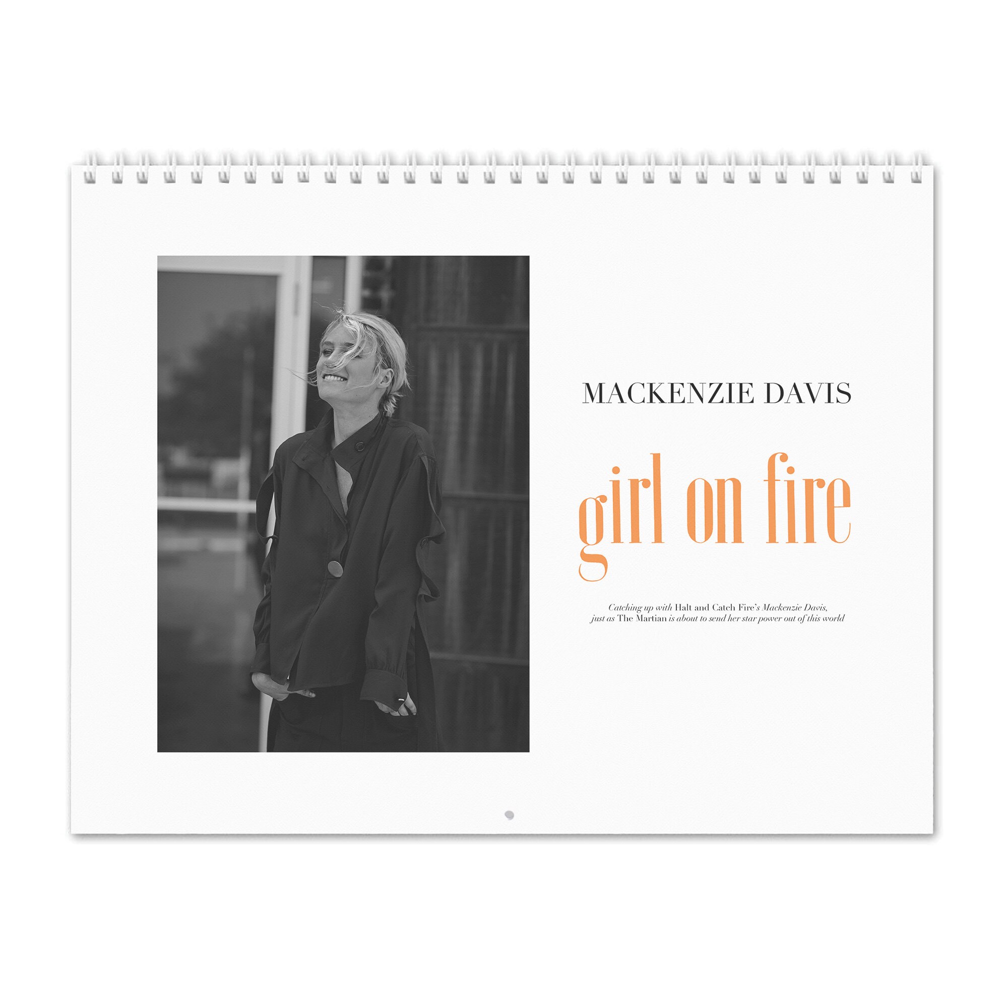 Davis Calendar 2022 Mackenzie Davis Vol.1 2022 Wall Calendar | Etsy Singapore