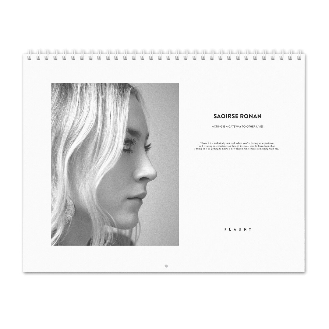 Saoirse Ronan Vol.1 2025 Wall Calendar Etsy