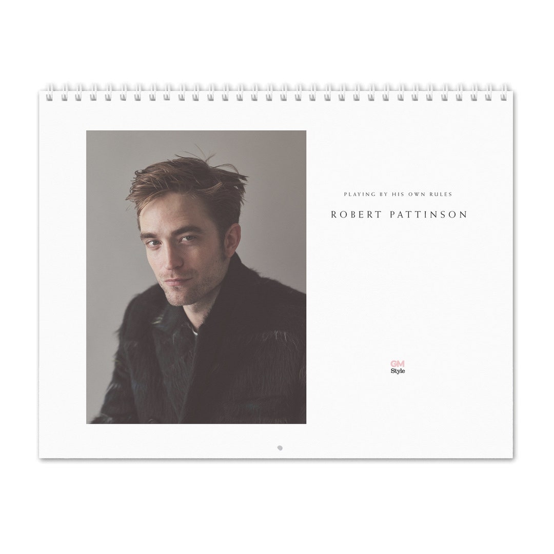 Robert Pattinson Vol.1 2025 Wall Calendar Etsy