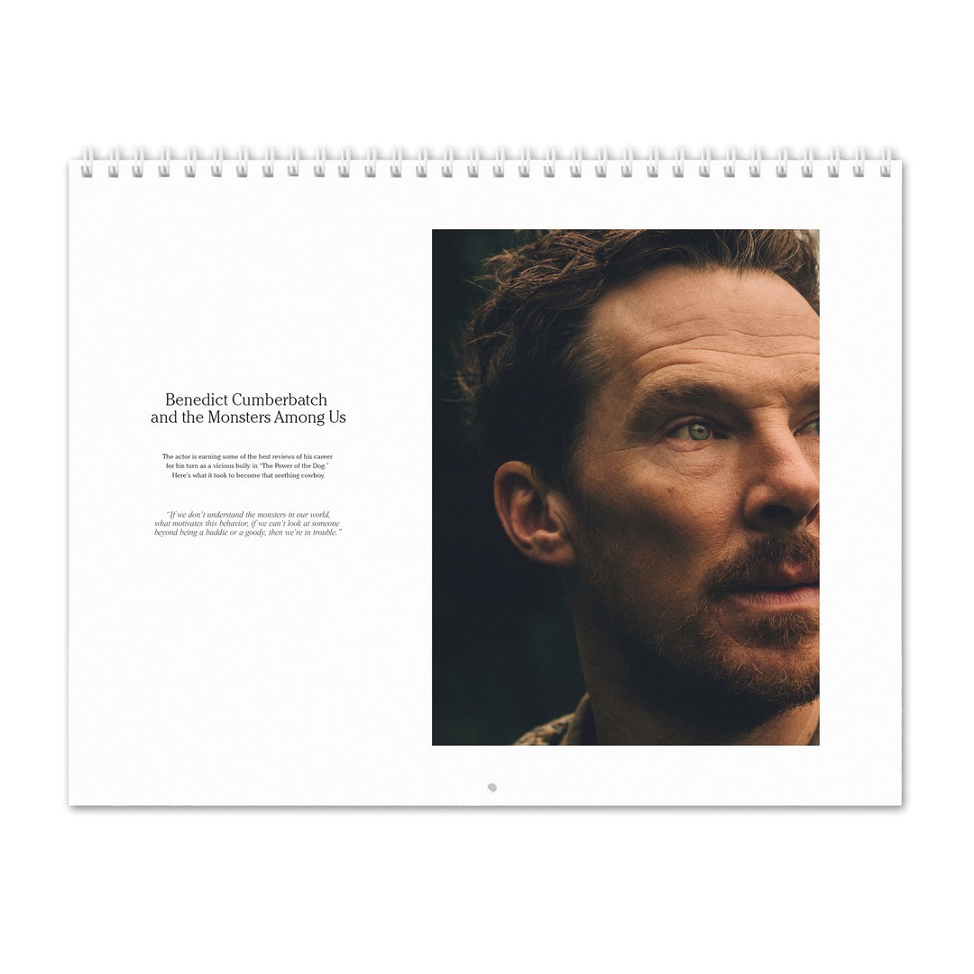 Benedict Cumberbatch Vol.1 2024 Wall Calendar Etsy