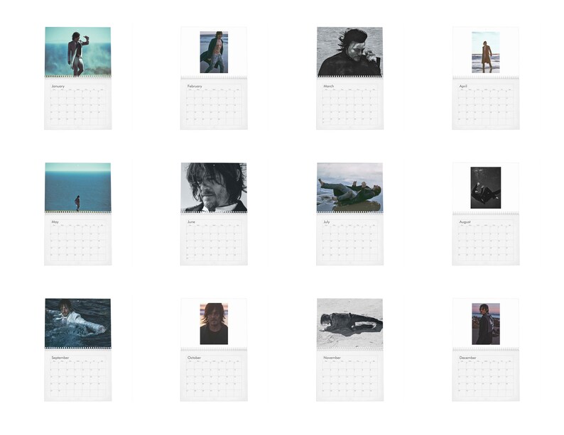Norman Reedus Vol.2 2022 Wall Calendar | Etsy
