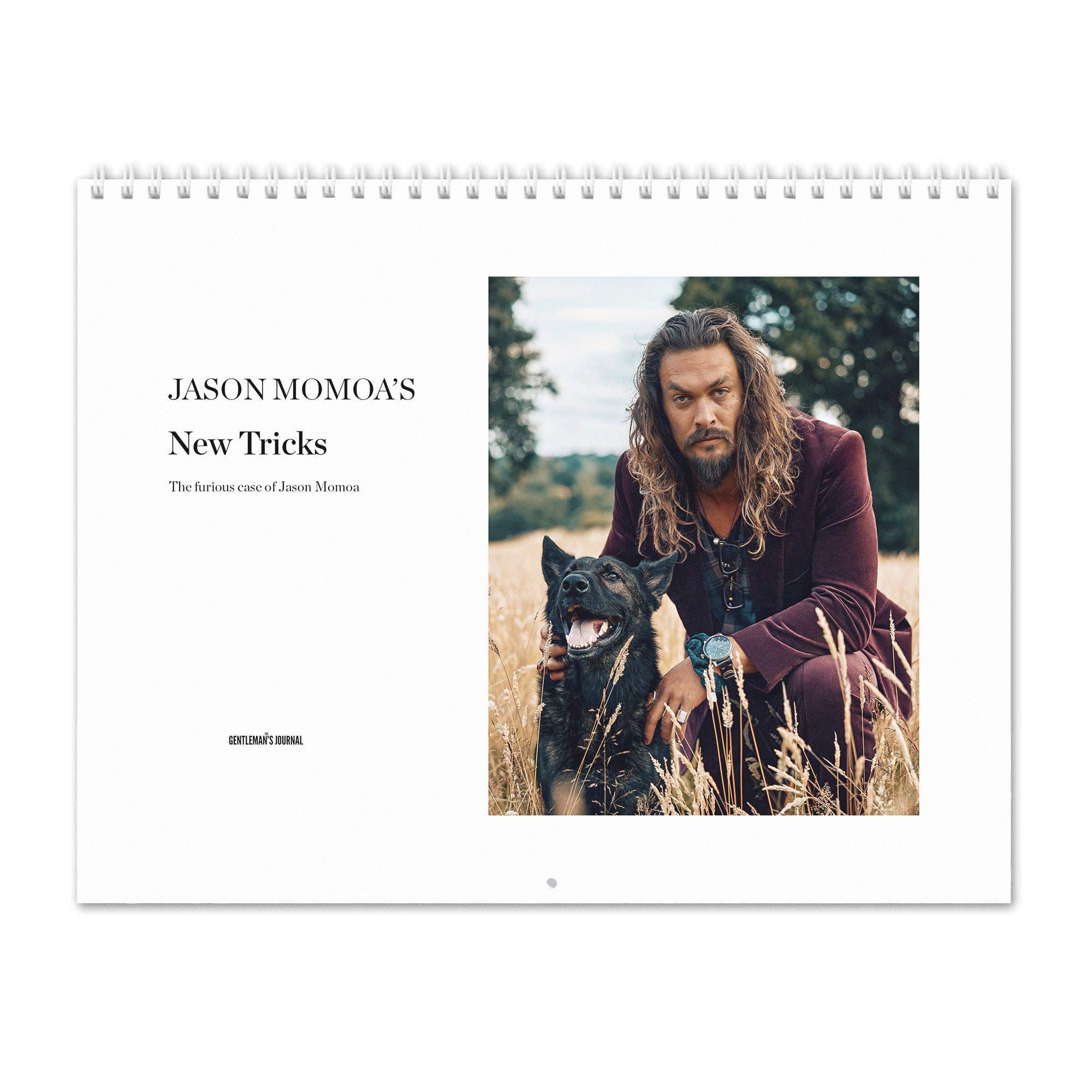 Jason Momoa Vol.3 2024 Wall Calendar sold by Stubby Eba SKU 4619104