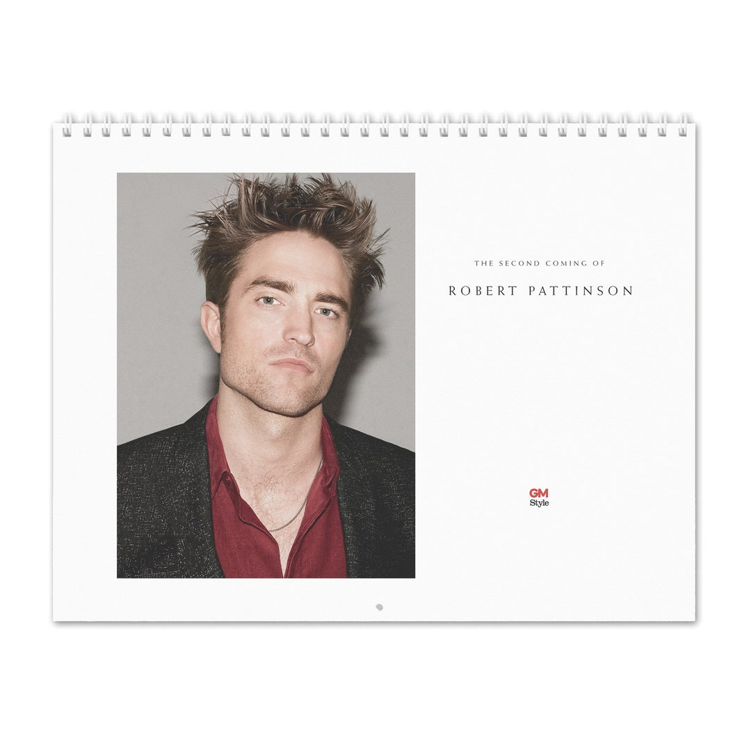 Robert Pattinson Vol.2 2025 Wall Calendar Etsy