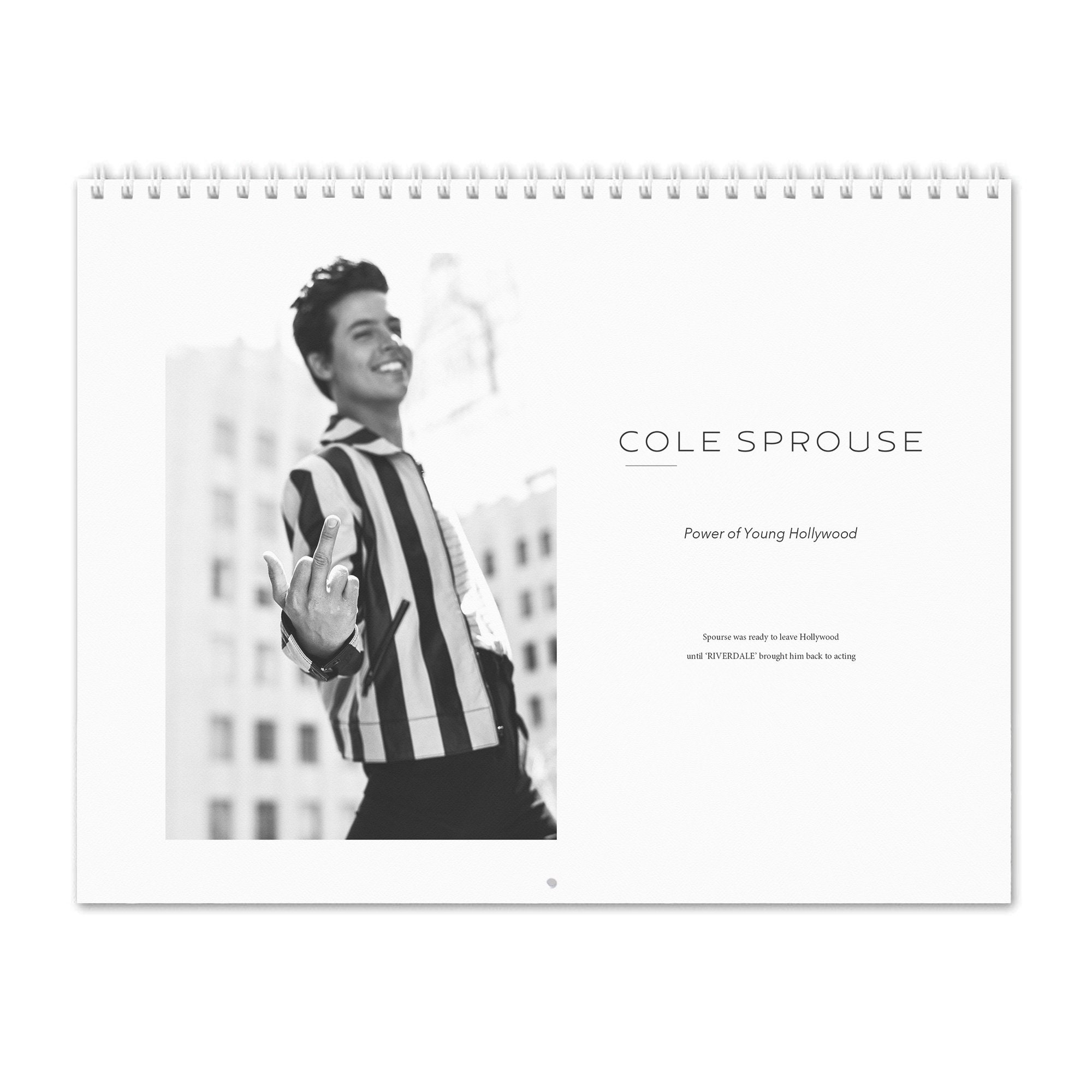 Calendrier 2023 Riverdale Cole Sprouse Vol.5 2022 Wall Calendar | Etsy Israel