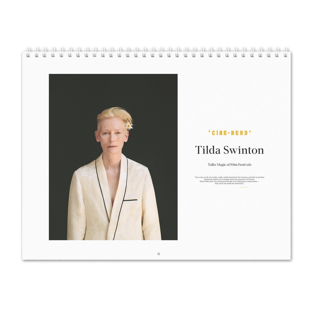 Tilda Swinton Vol.1 2024 Wall Calendar Etsy UK