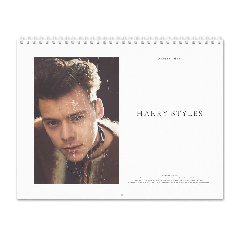 Harry Styles Vol.1 2021 Wall Calendar Etsy