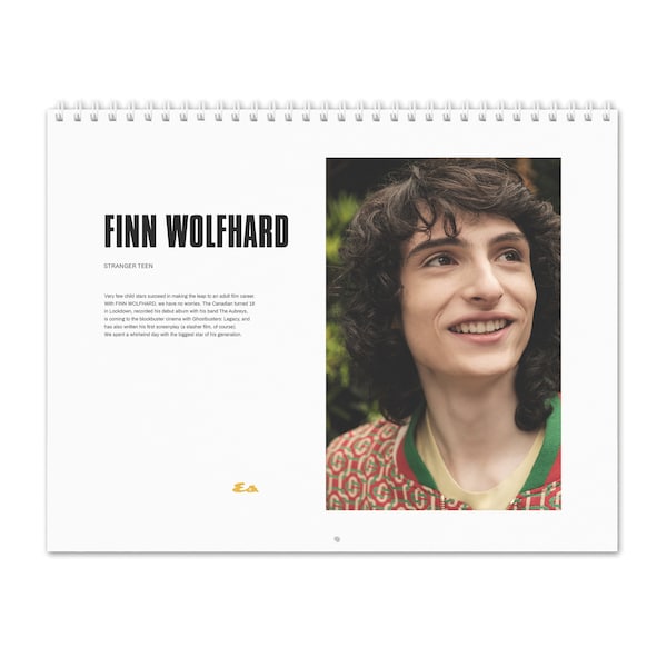 Finn Wolfhard Vol.2 - 2024 Wall Calendar